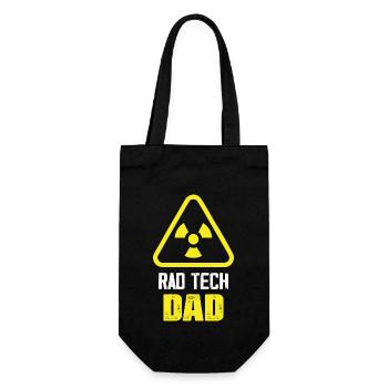 Rad Tech Dad X-Ray Rad Tech Radiology - Gift Bag for Bottles - black - Front
