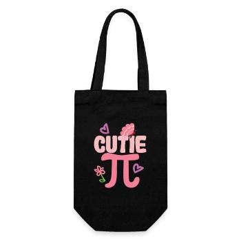 Cutie Pi Day Drôle Mignon Nerd Geek Pretty Math - Sac à bouteille - noir - Devant