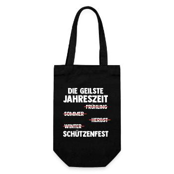 Schützenverein Schützenfest - Geschenkbeutel für Flaschen - Schwarz - Vorne