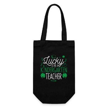 Chanceux d’être enseignant à la maternelle St. Patrick’s - Sac à bouteille - noir - Devant