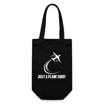 Just A Plane Shirt Aviation Pilot Airline - Geschenkbeutel für Flaschen - Schwarz - Vorne