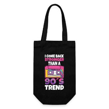 Cassette Type Vintage Cassette Retro Cassette Love - Sac à bouteille - noir - Devant