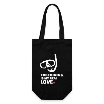 Freediving - Gift Bag for Bottles - black - Front