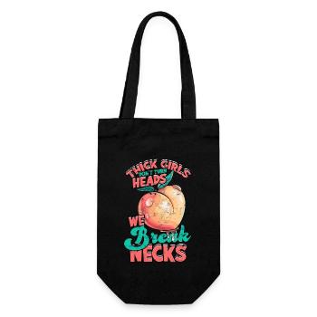 Dick Thick Thighs Thick Thighs Thighs - Gift Bag for Bottles - black - Front