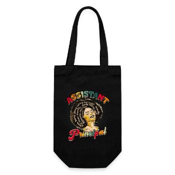 Principal Deputy Principal Gift - Gift Bag for Bottles - black - Front