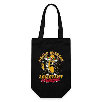 Head of School Deputy Head of School Gift - Gift Bag for Bottles - black - Front