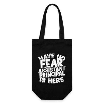 Head of School Deputy Head of School Gift - Gift Bag for Bottles - black - Front