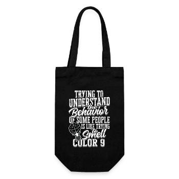 psychiatrist gift therapy gift idea psycholo - Gift Bag for Bottles - black - Front