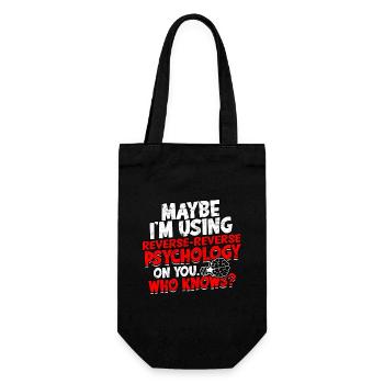psychiatrist gift therapy gift idea psycholo - Gift Bag for Bottles - black - Front