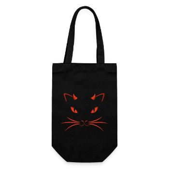Chat du diable - Sac à bouteille - noir - Devant