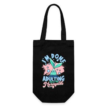 adult humor adult gift birthday ges - Gift Bag for Bottles - black - Front