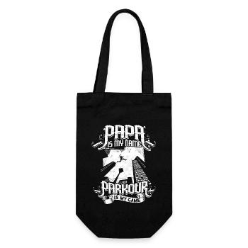 Parkour Dad Freerunning Runner Back Flip Jumping - Sac à bouteille - noir - Devant