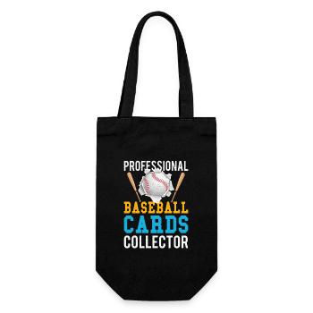 Baseball Cards Baseball Player Baseball Fan Gift - Geschenkbeutel für Flaschen - Schwarz - Vorne