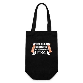 Atheist Atheism Anti-religion Securalism God - Gift Bag for Bottles - black - Front