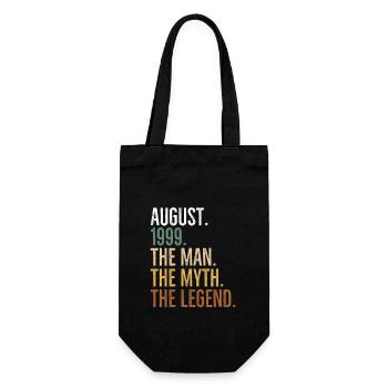 August 1999 The Man The Myth The Legend - Gift Bag for Bottles - black - Front