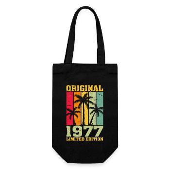 Original limitierte Auflage von 1977 - Geschenkbeutel für Flaschen - Schwarz - Vorne