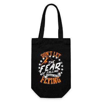 Pole quarter and pole vault - Gift Bag for Bottles - black - Front