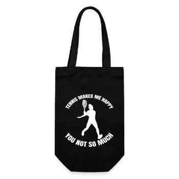 joueur de tennis club de tennis raquette de tennis tennis - Sac à bouteille - noir - Devant