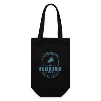 Florida The Sunshine State 1845 United States - Gift Bag for Bottles - black - Front