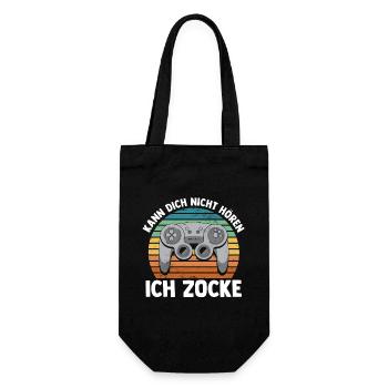 Can't hear you I'm gambling gaming gamer - Gift Bag for Bottles - black - Front