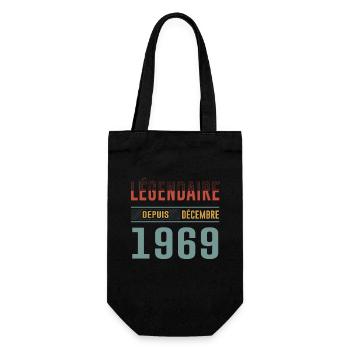 Légendaire Depuis Décembre 1969 Anniversaire - Sac à bouteille - noir - Devant