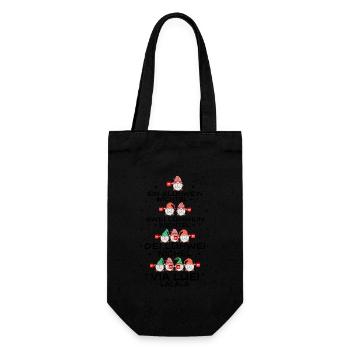 Glühwein shirt - Geschenkbeutel für Flaschen - Schwarz - Vorne