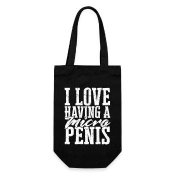 Micropénis Petit Pénis Sexe Cock Club Micro - Sac à bouteille - noir - Devant