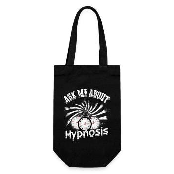 hypnotic hypnotize hypnotist - Gift Bag for Bottles - black - Front