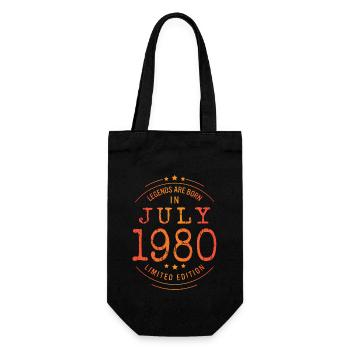 Anniversaire Juillet 1980 Edition Limitée Millésime - Sac à bouteille - noir - Devant