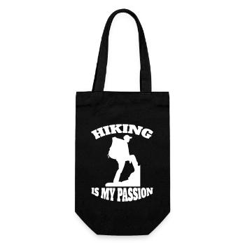 Mountaineering Hiking Mountain Climbing Mountains Bouldering - Gift Bag for Bottles - black - Front
