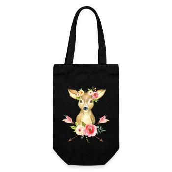 Ersatz Dirndl T-Shirt Trachtenshirt Damen Trachten - Geschenkbeutel für Flaschen - Schwarz - Vorne