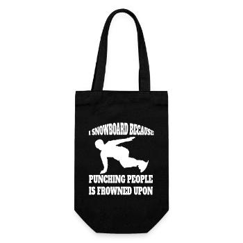 Snowboard Sports d’hiver Snowboarder Dicton - Sac à bouteille - noir - Devant