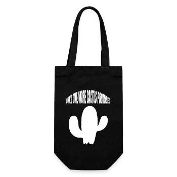 Cactus Cactus Lovers Cacti Cactus Growers - Gift Bag for Bottles - black - Front