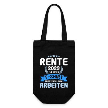 Retraité 2023 Retraité 2023 Pension 2023 - Sac à bouteille - noir - Devant