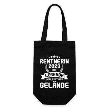 Pension Retraite Adieu Collègue Retraité 2023 - Sac à bouteille - noir - Devant