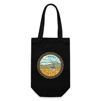 Vermont, United States - Gift Bag for Bottles - black - Front