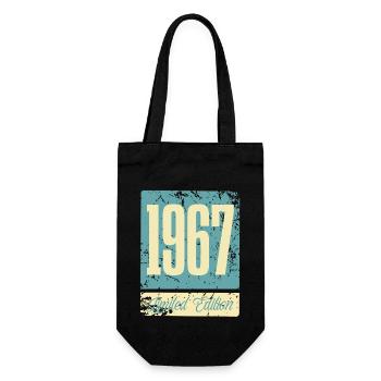 1967 Anniversaire de naissance Année de naissance - Sac à bouteille - noir - Devant