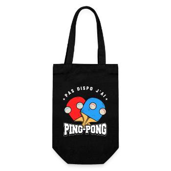 J'ai Ping Pong - Sac à bouteille - noir - Devant