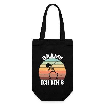 Children's Dabbing Birthday Shirt 6 Years Boys - Geschenkbeutel für Flaschen - Schwarz - Vorne