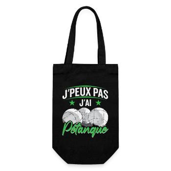 J'ai Pétanque - Sac à bouteille - noir - Devant
