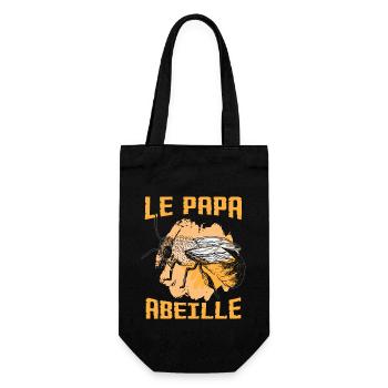 Le Papa Abeille - Sac à bouteille - noir - Devant