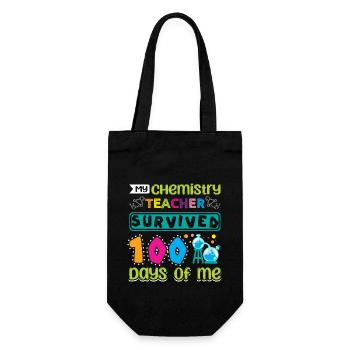 Mon professeur de chimie a survécu 100 jours de moi - Sac à bouteille - noir - Devant