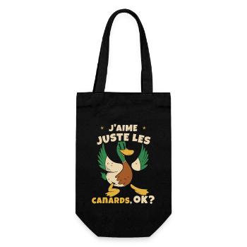 J'aime Juste Les Canards - Sac à bouteille - noir - Devant