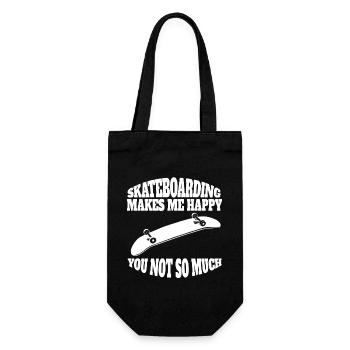 Skateboarding Skateboard Skating Longboard Skater - Sac à bouteille - noir - Devant