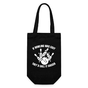 Bowling Gift Bowling Kegel Bowler Bowling ball - Gift Bag for Bottles - black - Front