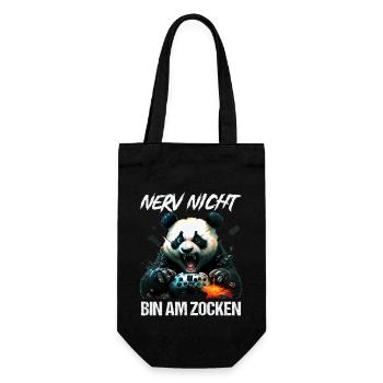 Nur noch eine Runde dann hör ich auf Kinder Gaming - Geschenkbeutel für Flaschen - Schwarz - Vorne