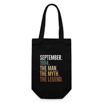 September 1994 The Man The Myth The Legend - Gift Bag for Bottles - black - Front