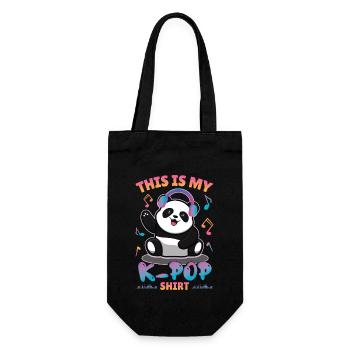 K-Pop Drôle - Sac à bouteille - noir - Devant