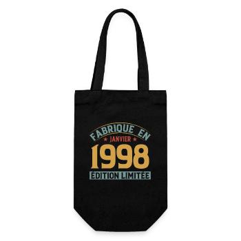Fabriqué En Janvier 1998 Édition Limitée - Sac à bouteille - noir - Devant