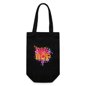 Hip Hop Music Genre Rap Freestyle - Gift Bag for Bottles - black - Front